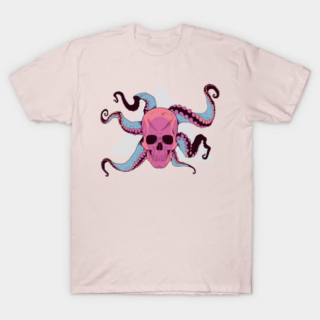 Skulltopus color v.2 T-Shirt by Totu